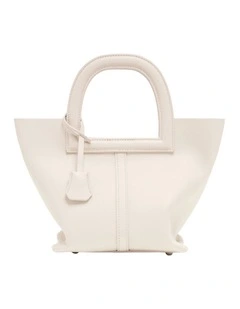 Leo Top Handle Bag in Cream