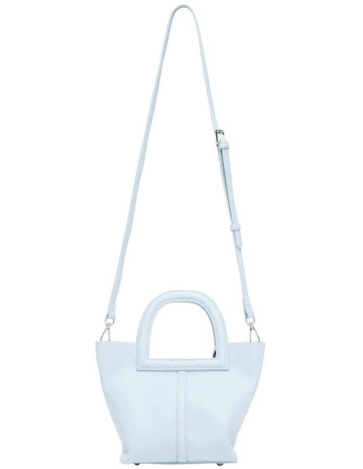 Leo Top Handle Bag in Light Blue image 3
