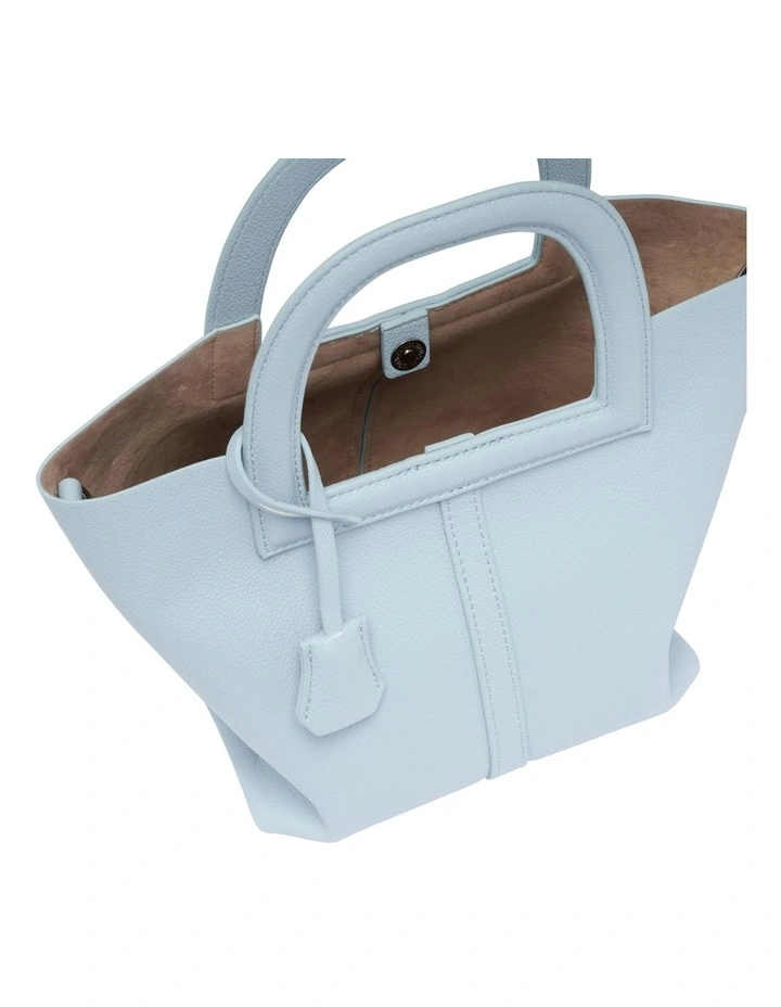 Leo Top Handle Bag in Light Blue image 4