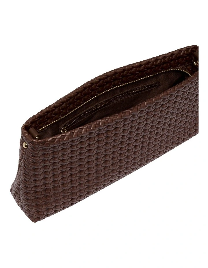Lila Crossbody Bag in Chocolate image 4