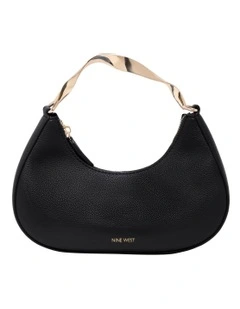 Camille Top Handle Bag in Black