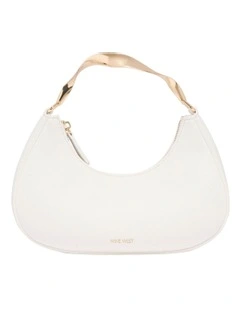 Camille Top Handle Bag in White
