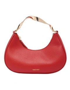 Camille Top Handle Bag in Red