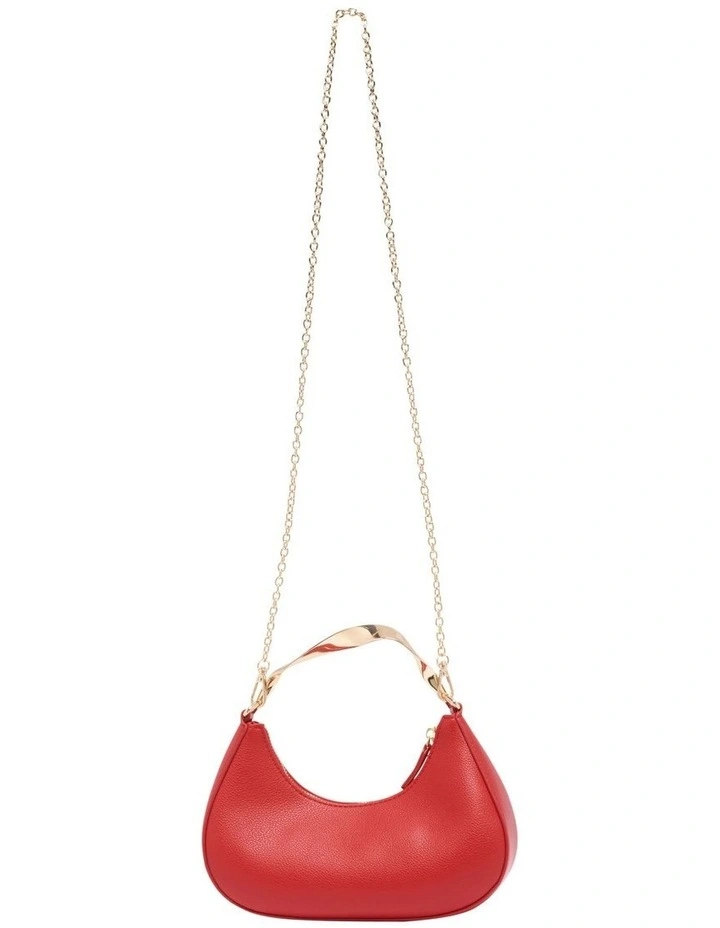 Camille Top Handle Bag in Red image 3