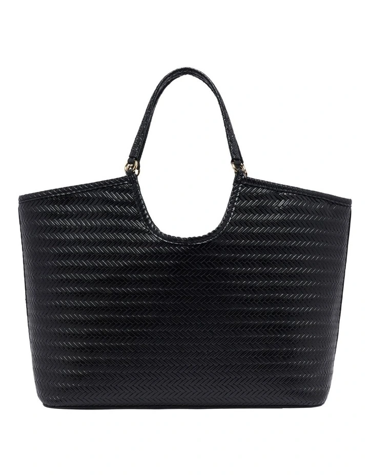 Harper Tote Bag in Black image 3