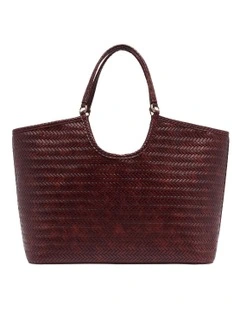 Harper Tote Bag in Wine