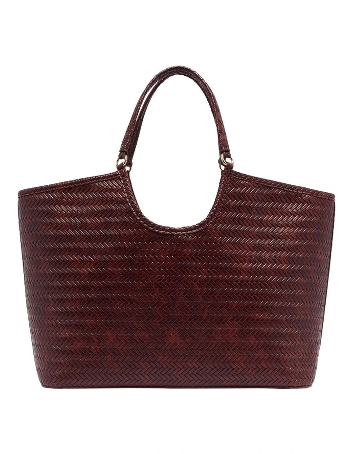 Harper Tote Bag in Wine image 1