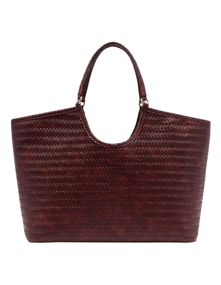 Harper Tote Bag in Wine image 3