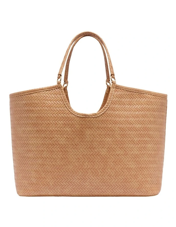 Harper Tote Bag in Natural image 3