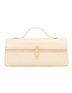 Clea Top Handle Bag in Cream