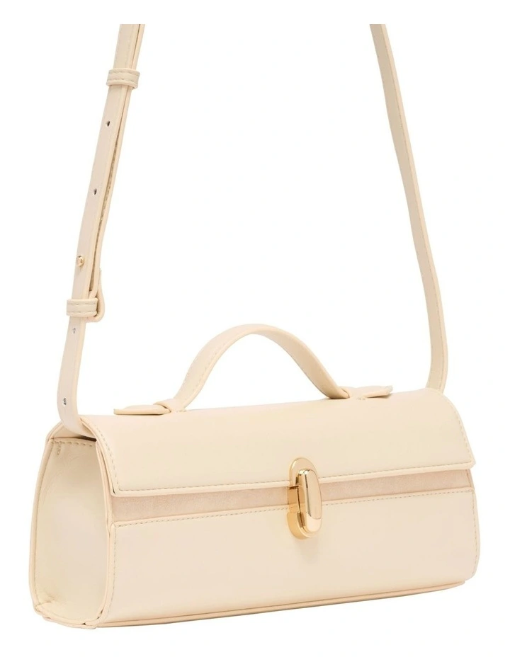 Clea Top Handle Bag in Cream image 2