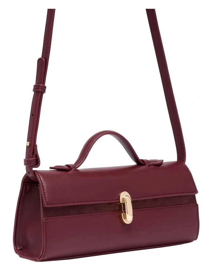 Clea Top Handle Bag in Wine image 2