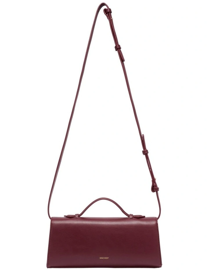 Clea Top Handle Bag in Wine image 3