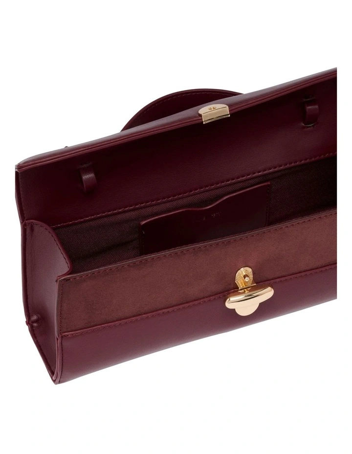 Clea Top Handle Bag in Wine image 4