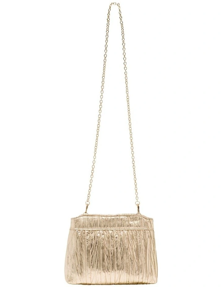 Bow Clutch in Gold image 2