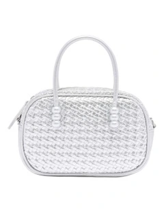 Hart Top Handle Bag in Silver