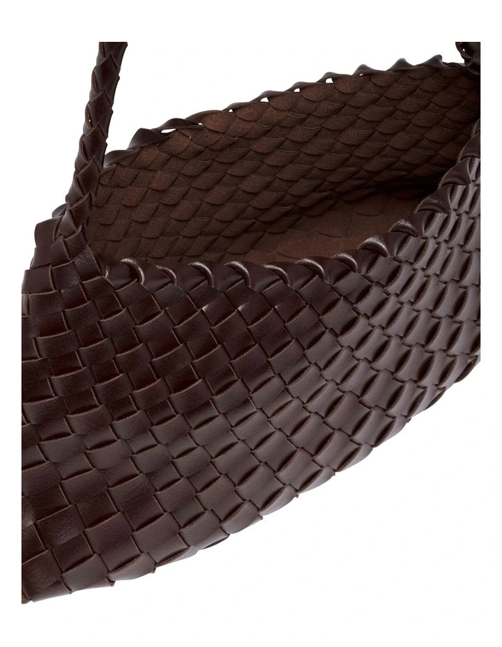 Willow Shoulder Bag in Chocolate image 4