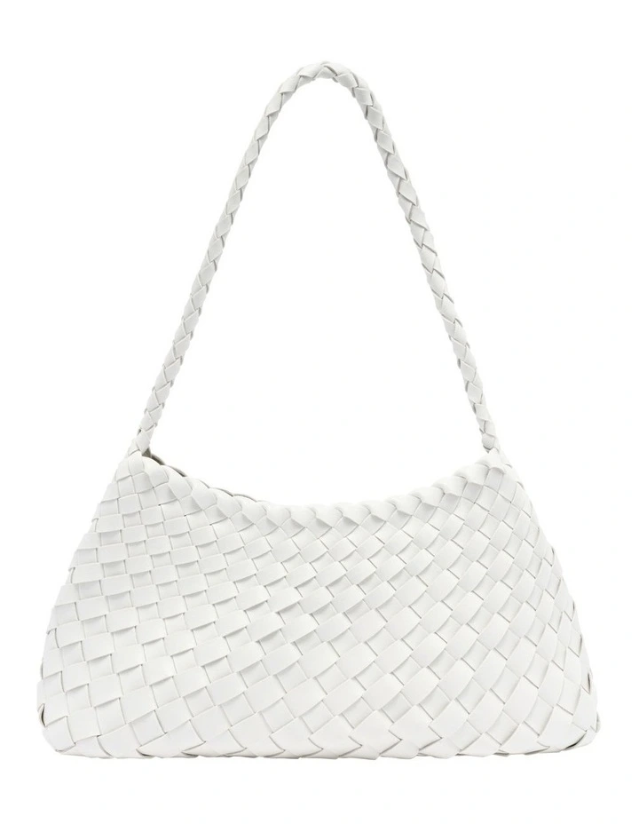 Willow Shoulder Bag in White image 3