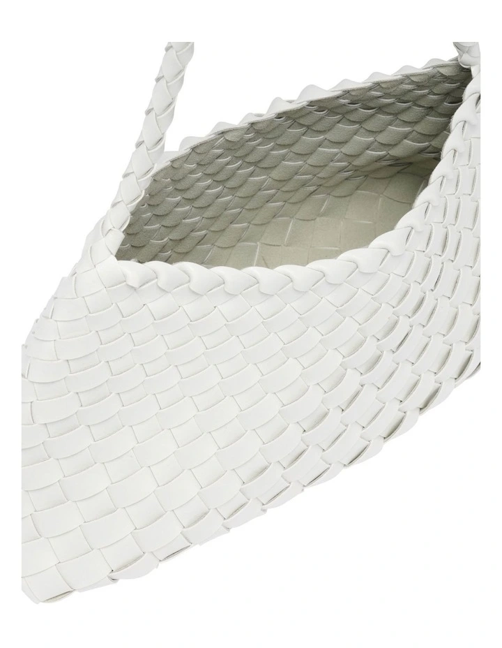 Willow Shoulder Bag in White image 4