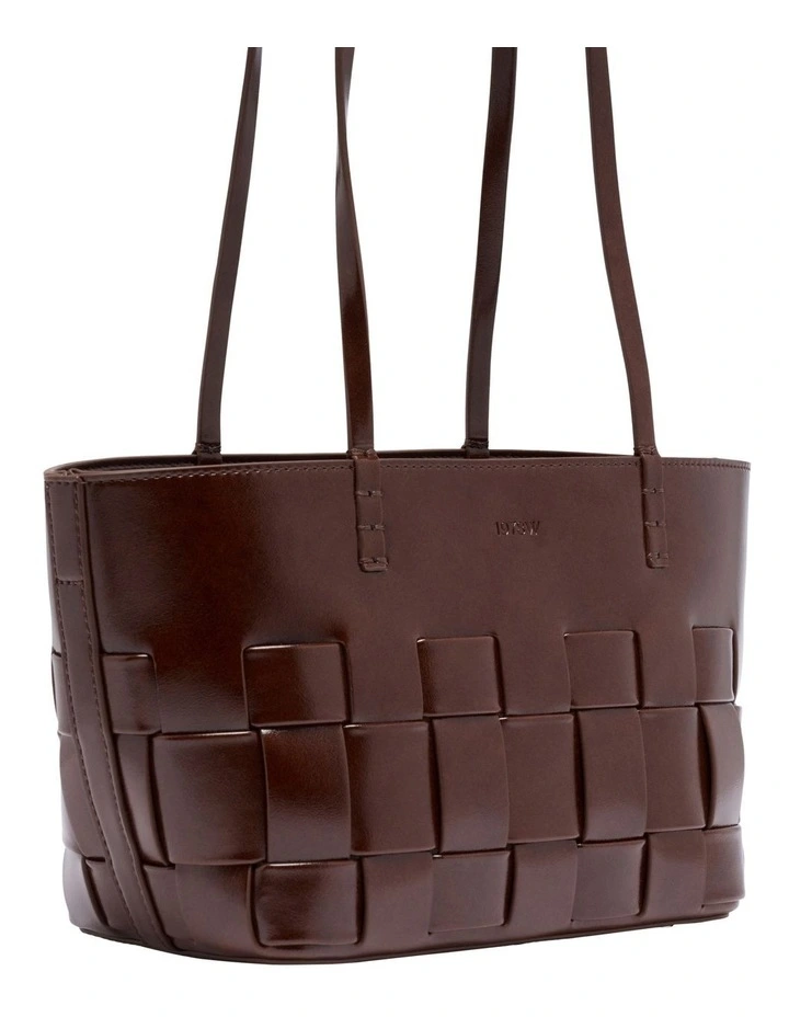 Skye Shoulder Bag in Chocolate image 2