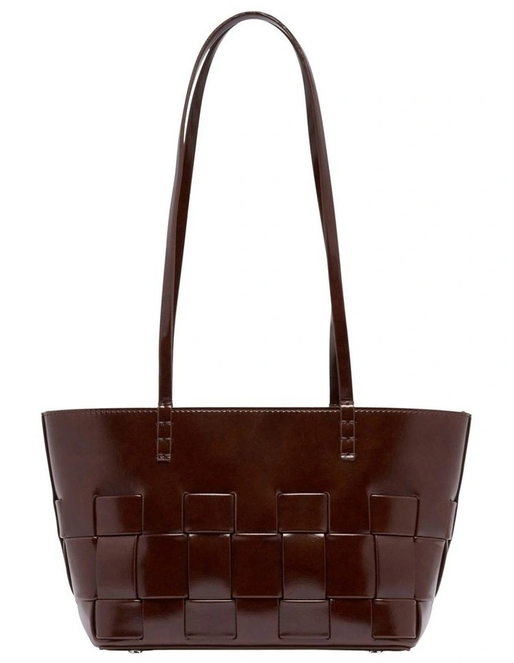 Skye Shoulder Bag in Chocolate image 3