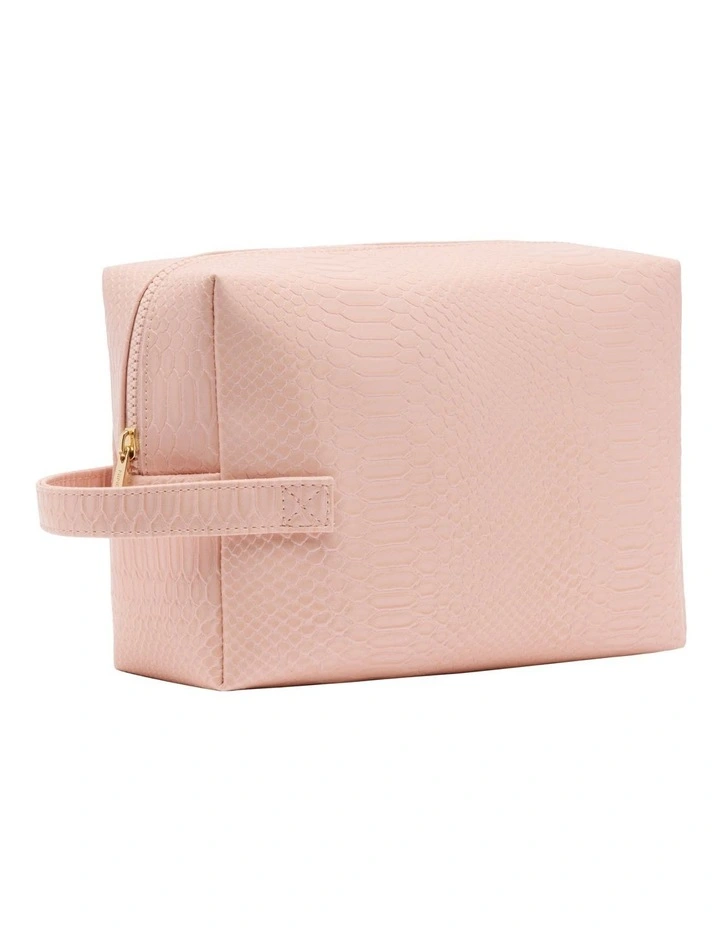 Cece Cosmetic Bag in Pink image 2