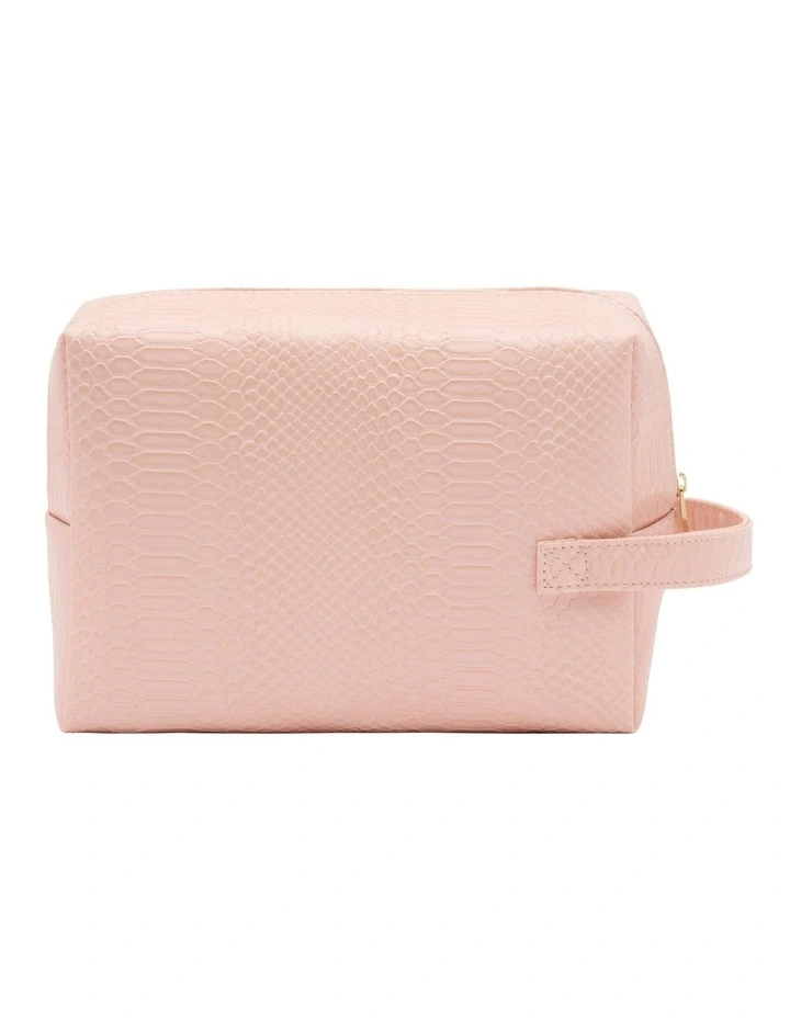 Cece Cosmetic Bag in Pink image 3