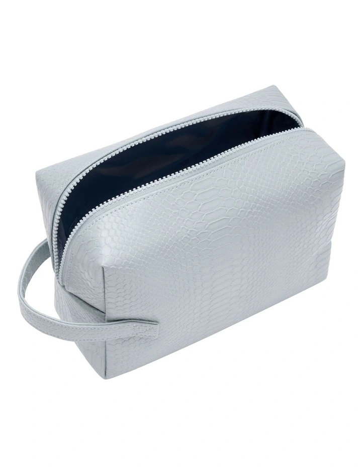 Cece Cosmetic Bag in Blue image 4