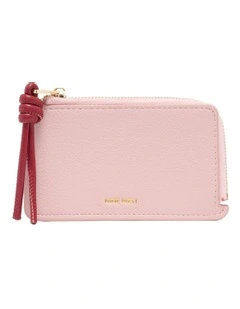 Knotted Card Holder in Pink