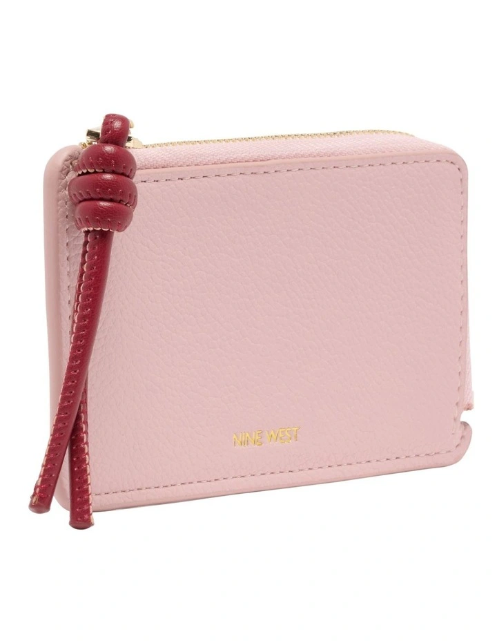 Knotted Card Holder in Pink image 2