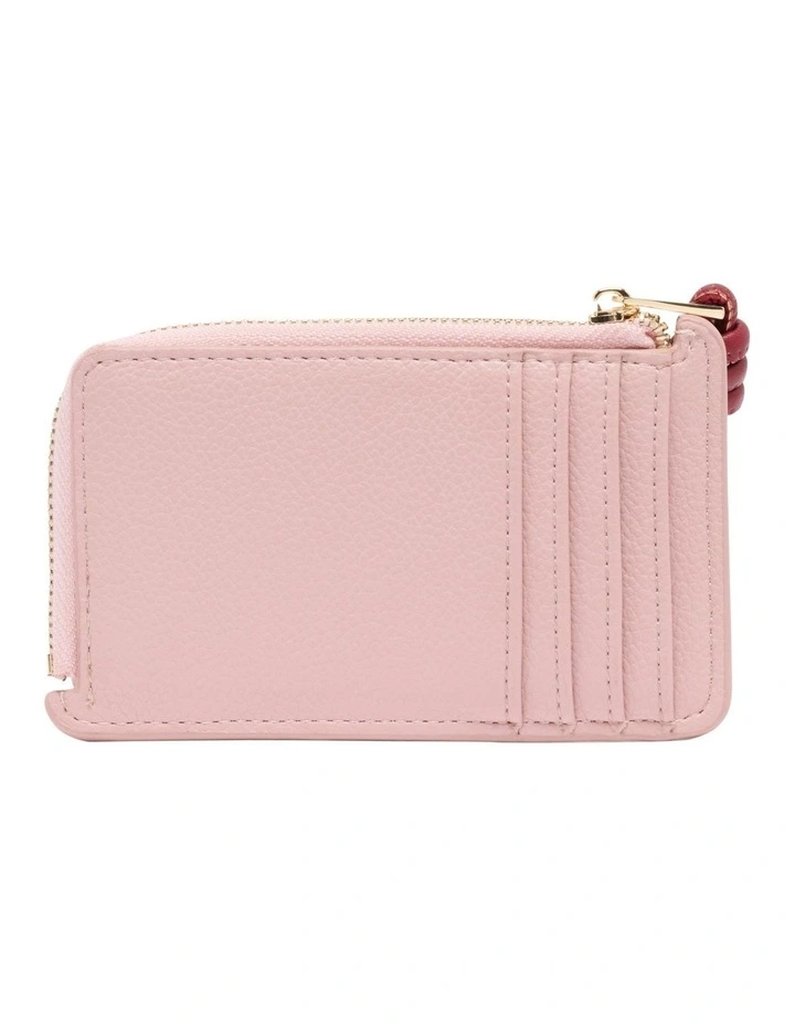 Knotted Card Holder in Pink image 3