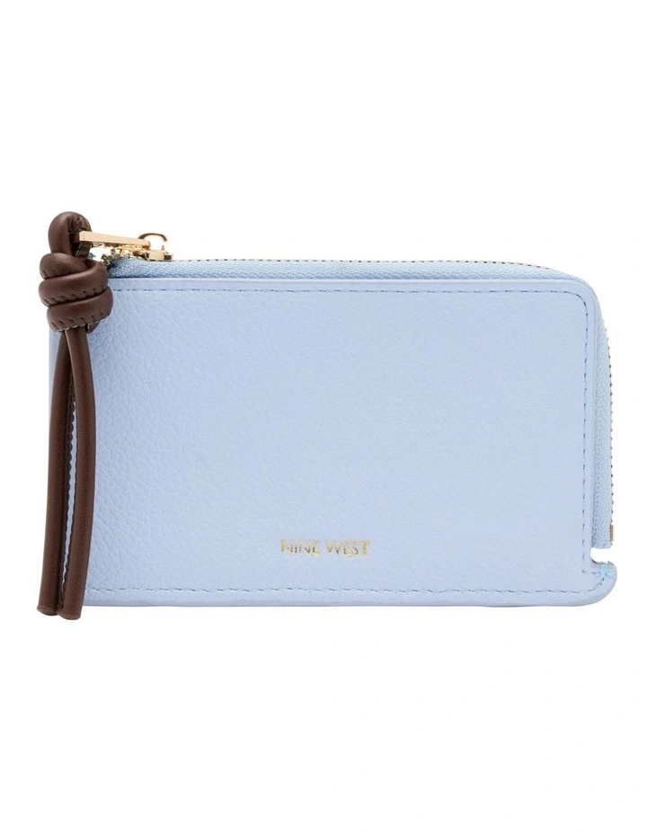 Knotted Card Holder in Blue image 1