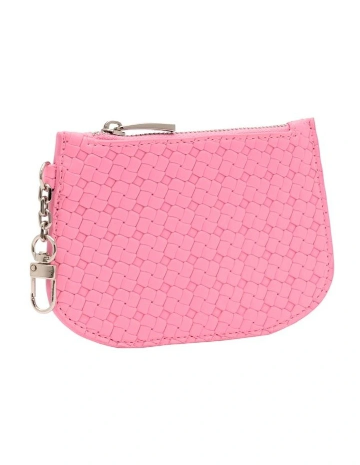 Curved Coin Purse in Pink image 2