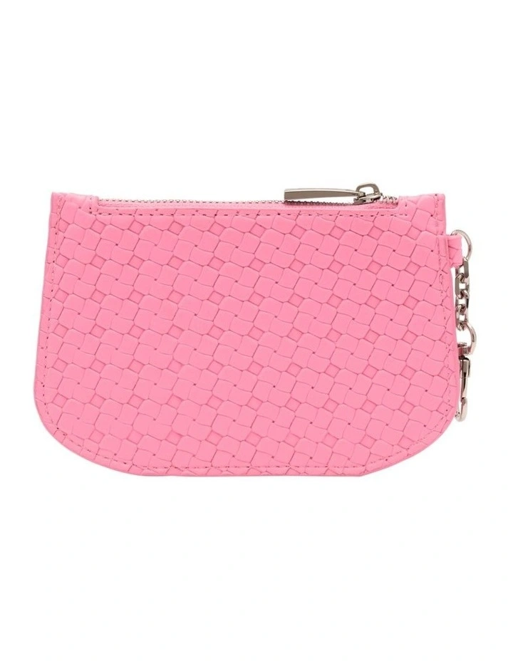 Curved Coin Purse in Pink image 3