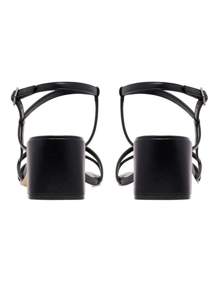 Jinka Heeled Sandal in Black image 4