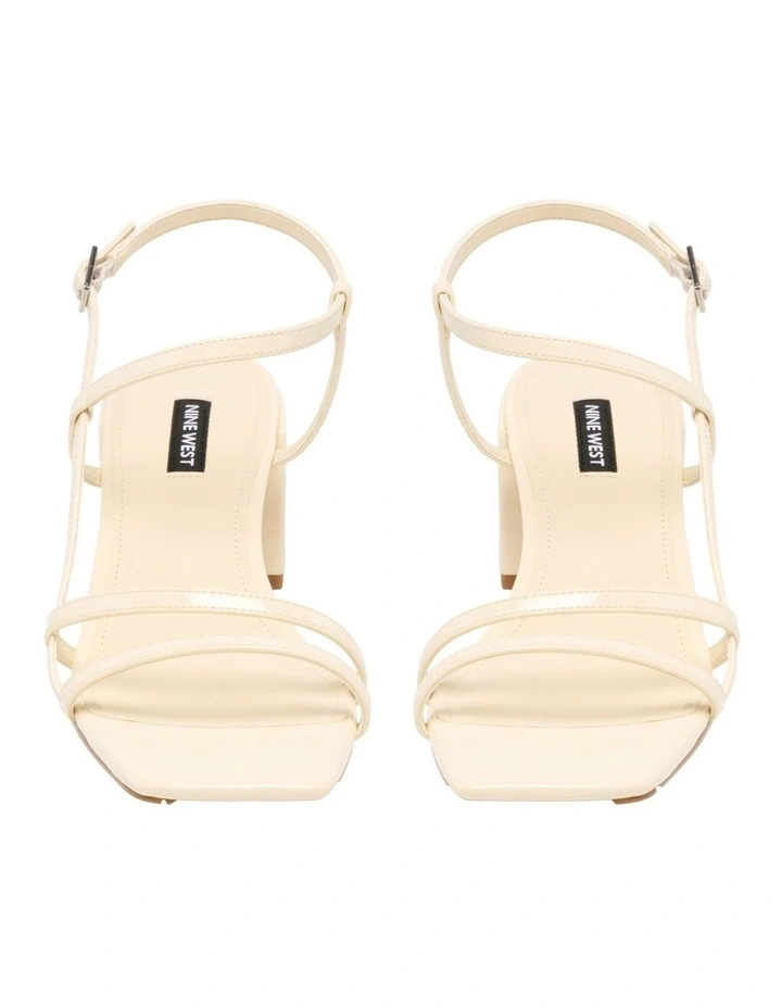 Jinka Heeled Sandal in Ivory image 3