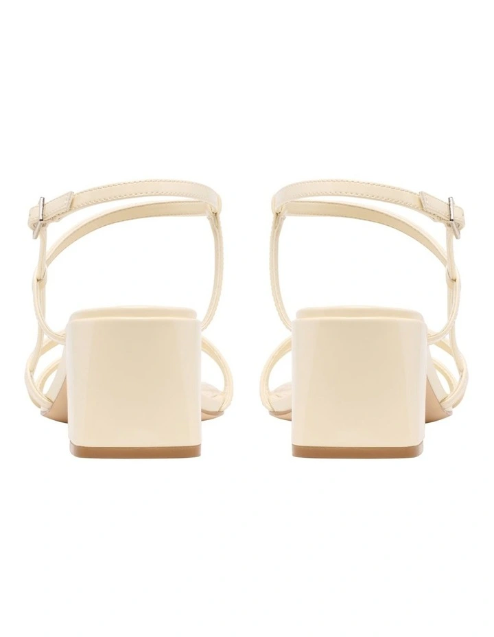 Jinka Heeled Sandal in Ivory image 4