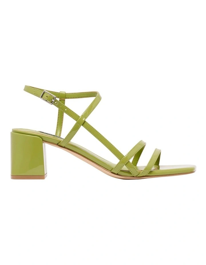 Jinka Heeled Sandal in Light Green image 1