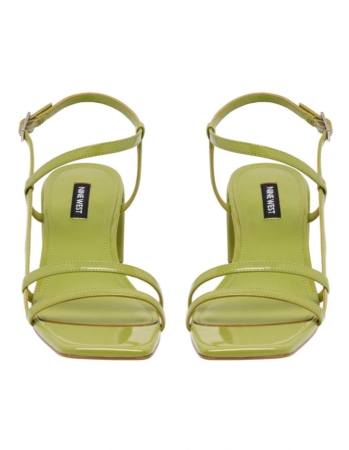 Jinka Heeled Sandal in Light Green image 3