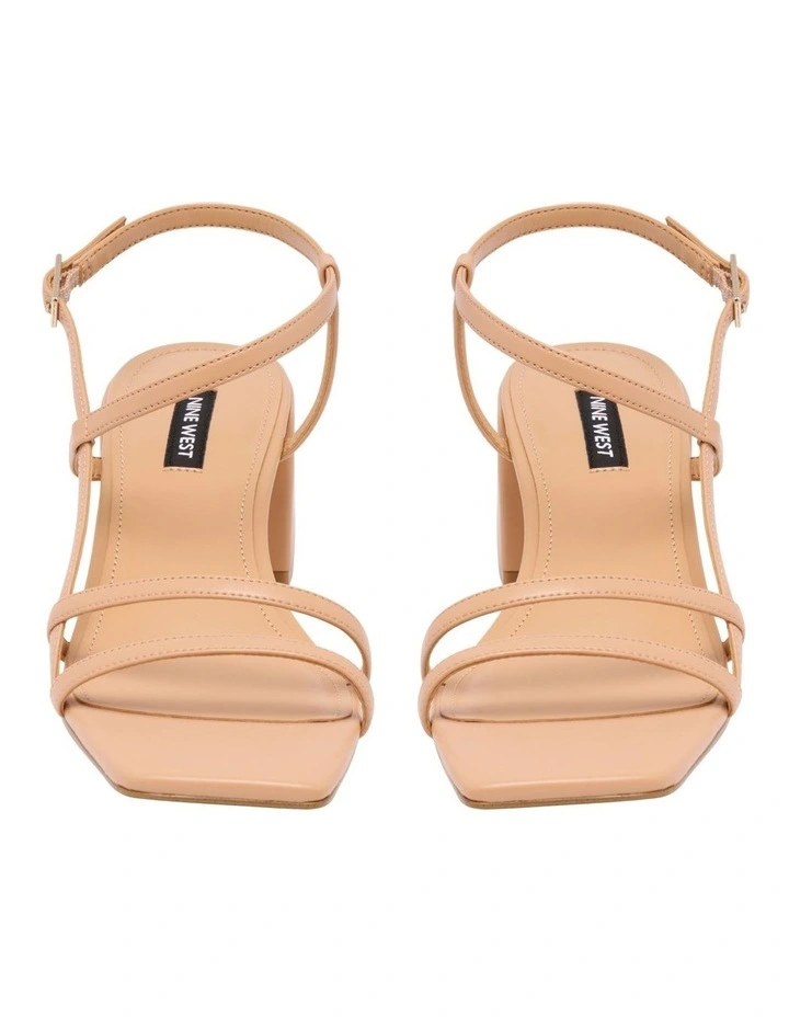 Jinka Heeled Sandal in Light Natural image 3