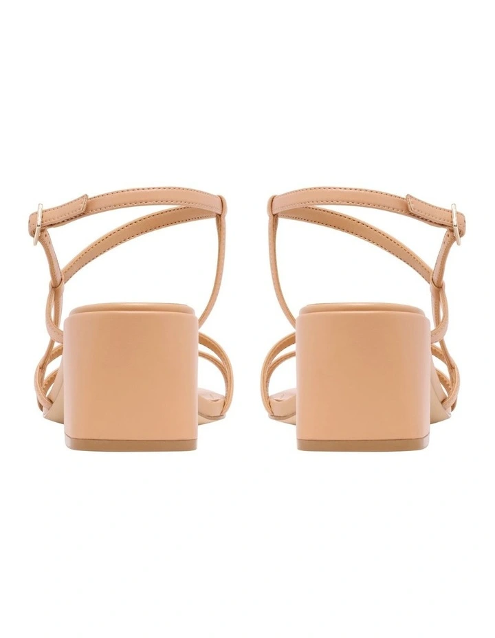 Jinka Heeled Sandal in Light Natural image 4