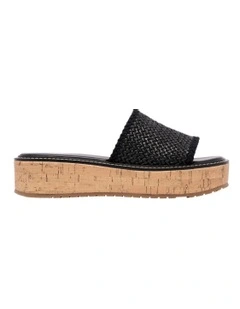 Keller Flatform Sandal in Black