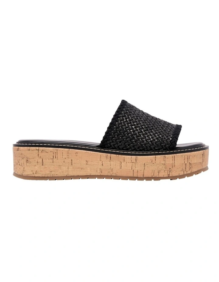 Keller Flatform Sandal in Black image 1