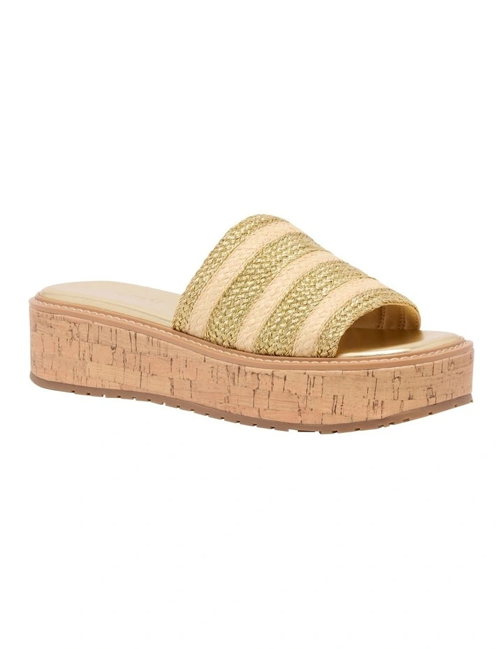 Keller Flatform Sandal in Gold image 2