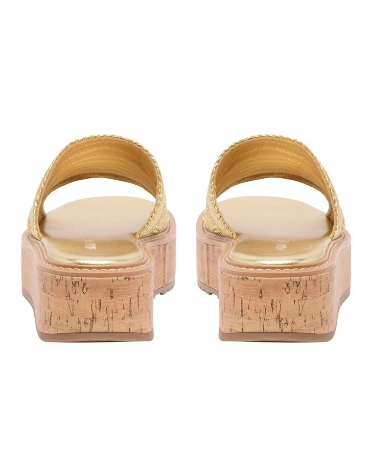 Keller Flatform Sandal in Gold image 4