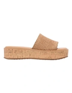 Keller Flatform Sandal in Nude