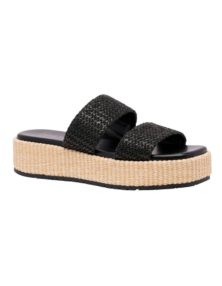 Purt Flatform Sandal in Black image 2