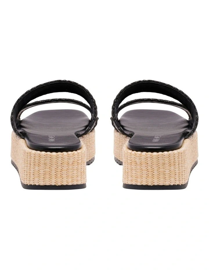 Purt Flatform Sandal in Black image 4