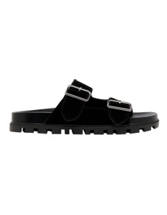 Timma Slip-On Sandal in Black