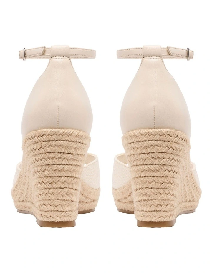 Kiplen Wedge Sandal in Ivory image 4